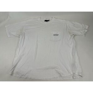 Indigo Palms‎ Pocket T Shirt Vintage Men's Size XXL White